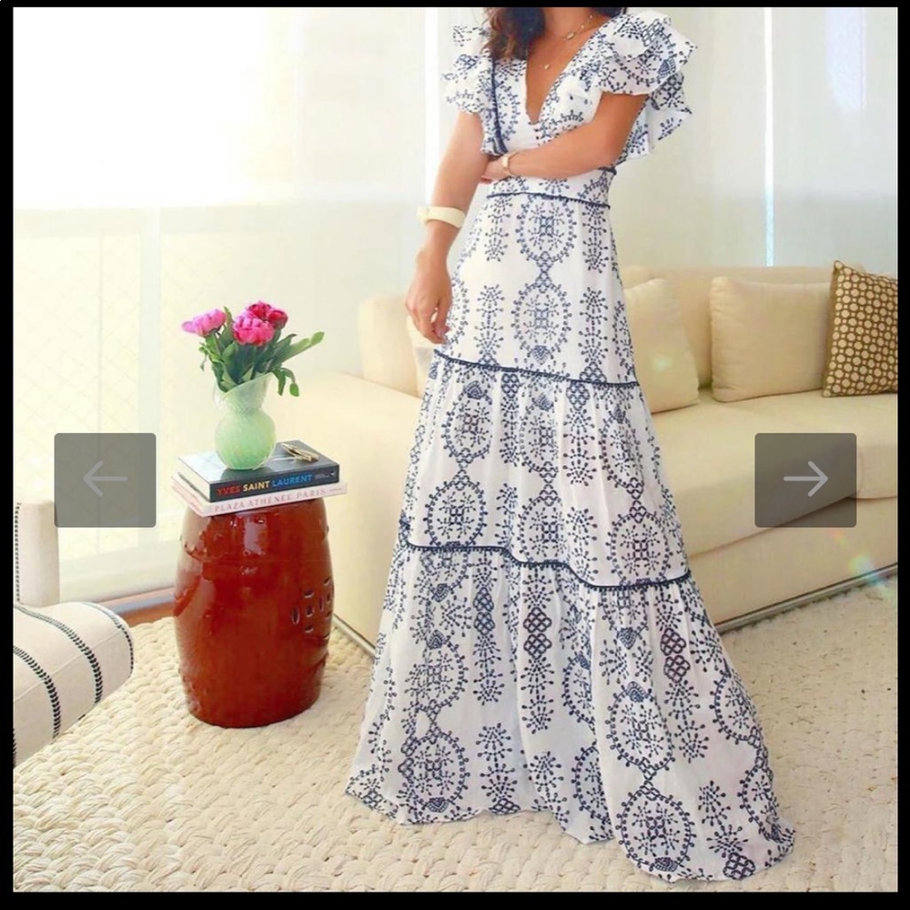 ANDLORA Blown Away by You printed maxi dress
